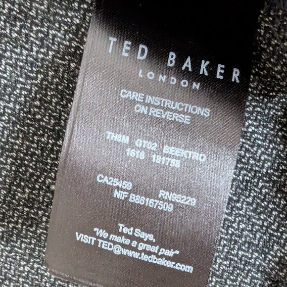 Ted Baker London Beektro Men's Slim Fit Dress Pants Charcoal 30 x 34 NWT - Picture 12 of 13